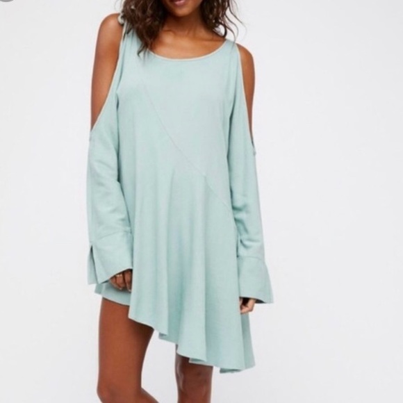Free People Clear Skies Mint Tunic Top - Picture 2 of 10